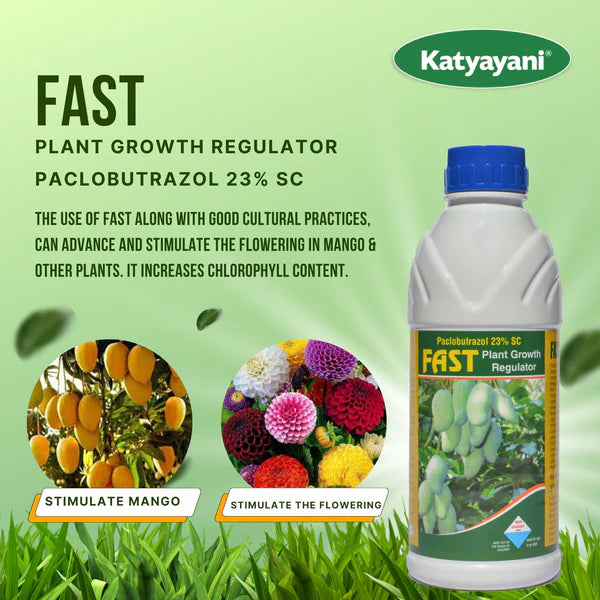 Buy 1 Get 1 Free – Katyayani FAST Paclobutrazol 23% SC | Plant Growth Regulator for Mango & Vegetables | Global Farming