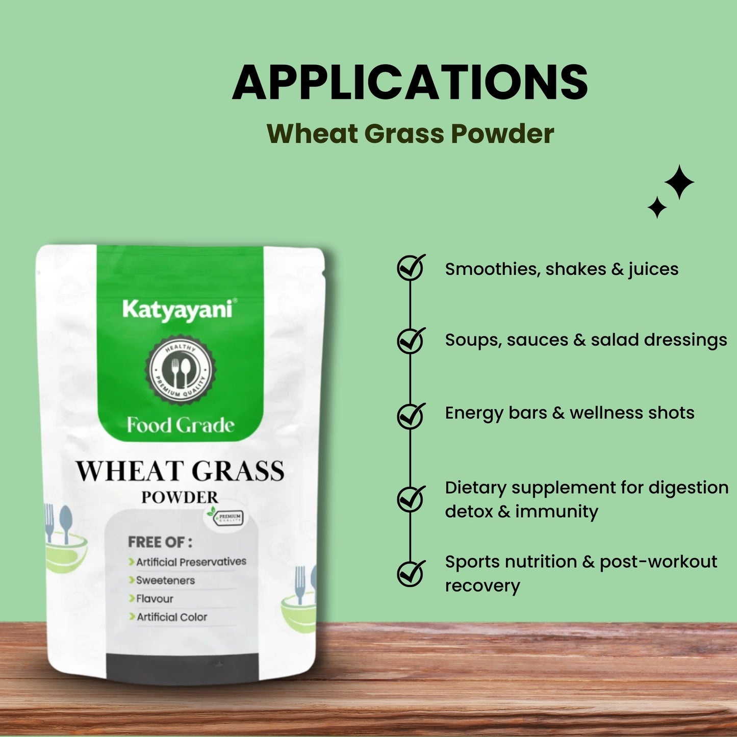 Wheat Grass Powder 454 gm (16 oz)-Food Grade