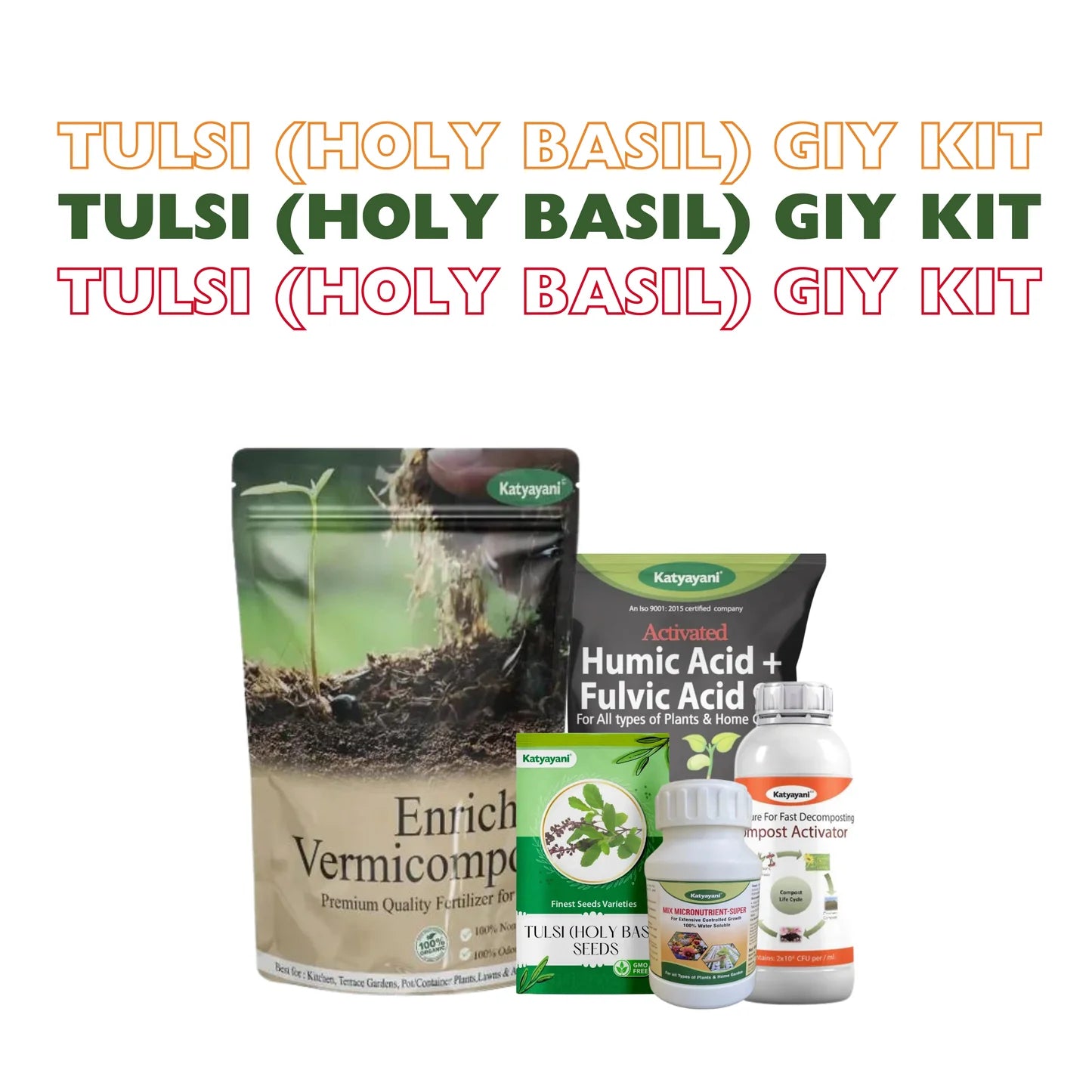 GGV Tulsi (Holy Basil) Grow it yourself kit