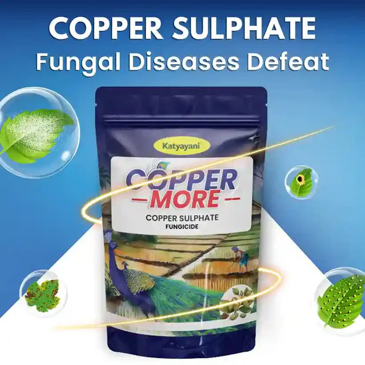 Katyayani Copper Sulphate Fungicide + Micronutrient | Dual-Action Disease Control & Plant Immunity Booster | For Tomatoes, Grapes, Fruits & Vegetables – USA