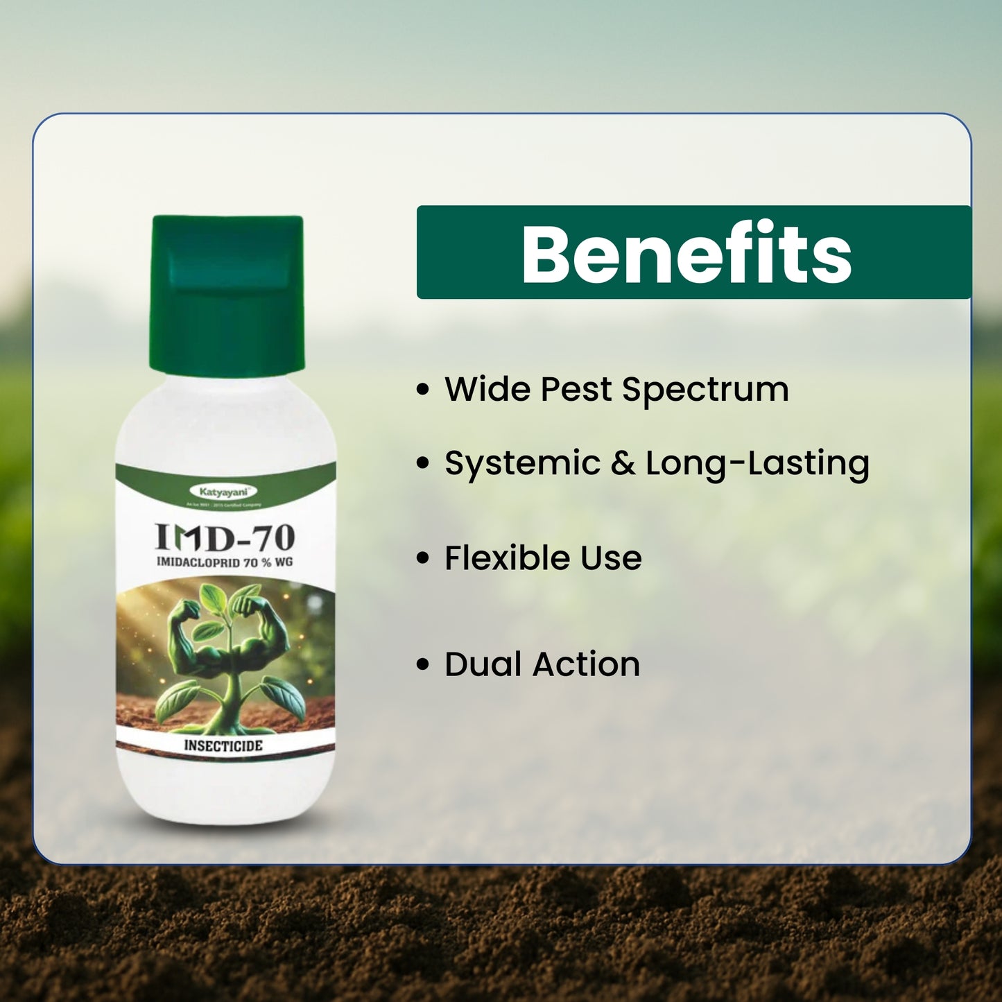 KATYAYANI IMD-70 | IMIDACLOPRID 70% WG | CHEMICAL INSECTICIDE