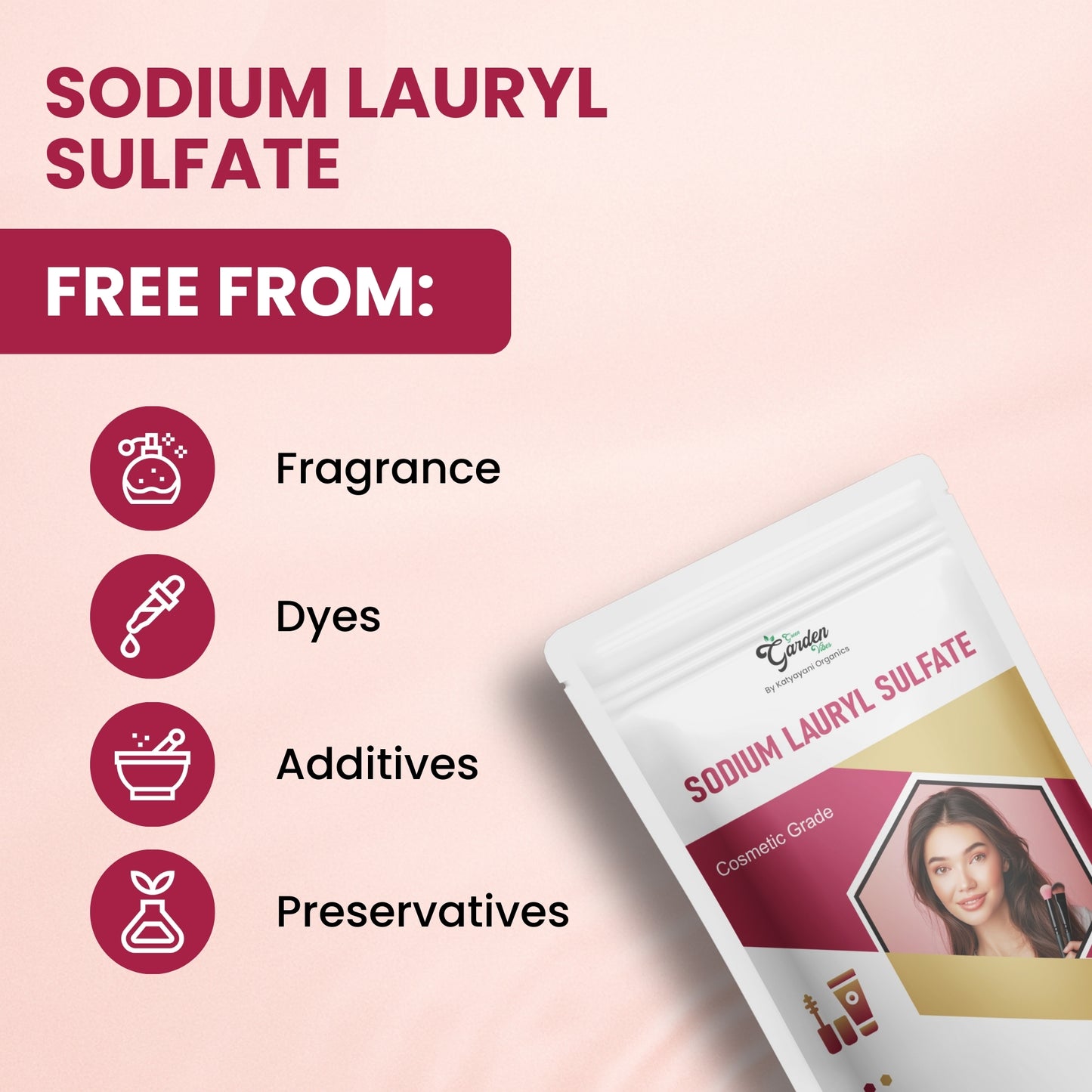 GGV Sodium Lauryl Sulfate-Cosmetic Grade | Cleansing and Foaming Agent