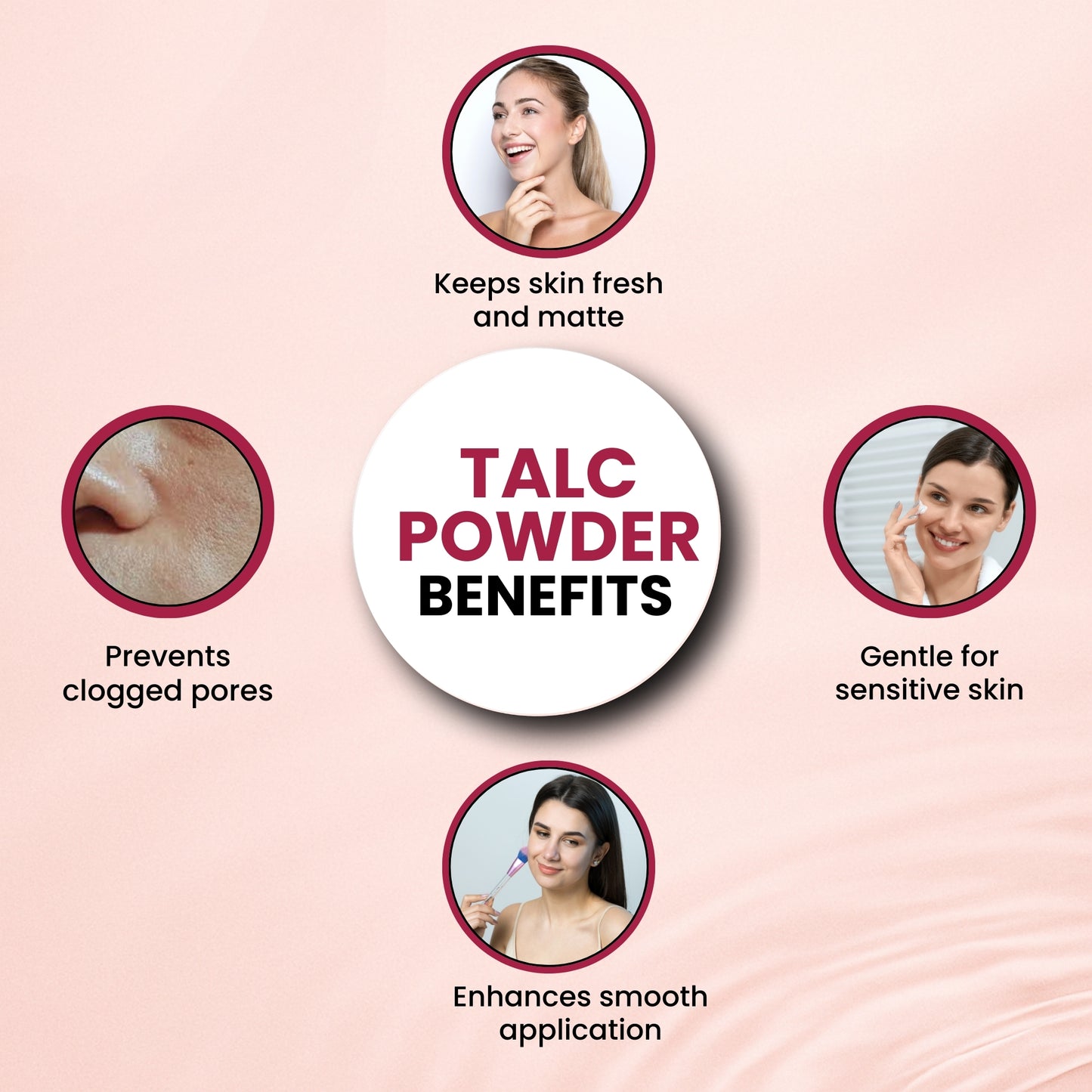 GGV Talc Powder, 500gm (18oz)-Cosmetic Grade