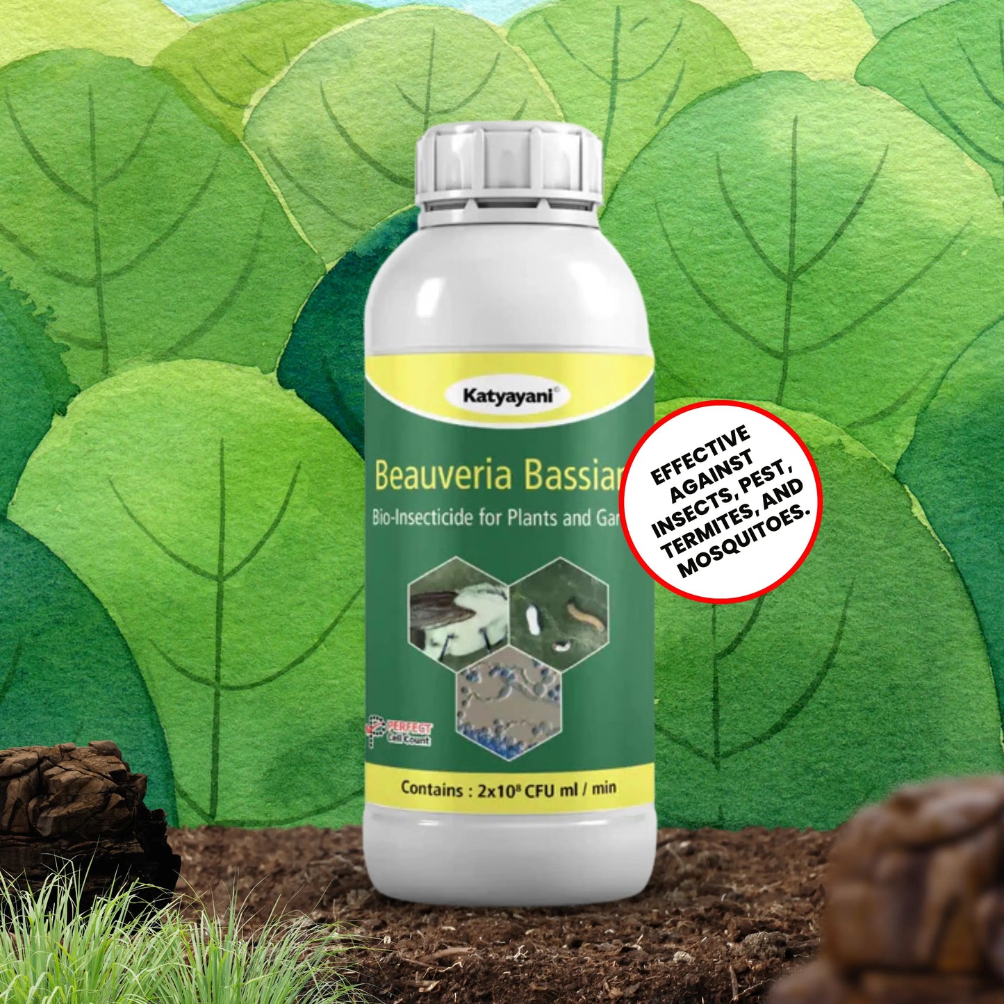 Beauveria Bassiana Liquid Bio-Insecticide for Organic Pest Control in USA Gardens & Farms