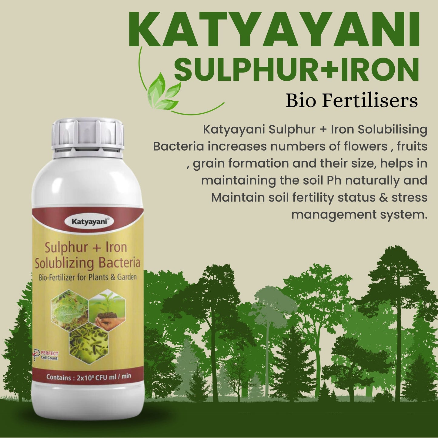 Sulphur + Iron Solubilising Bio Fertilizer