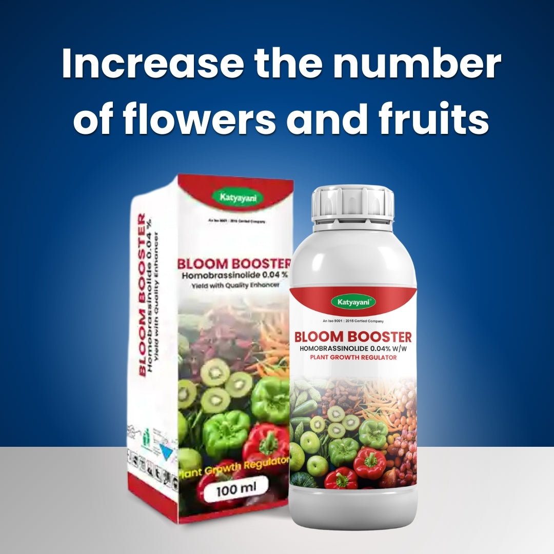 Bloom Booster (Homobrassinolide 0.04 %)- improves growth, yield, and quality of your veggies and fruits