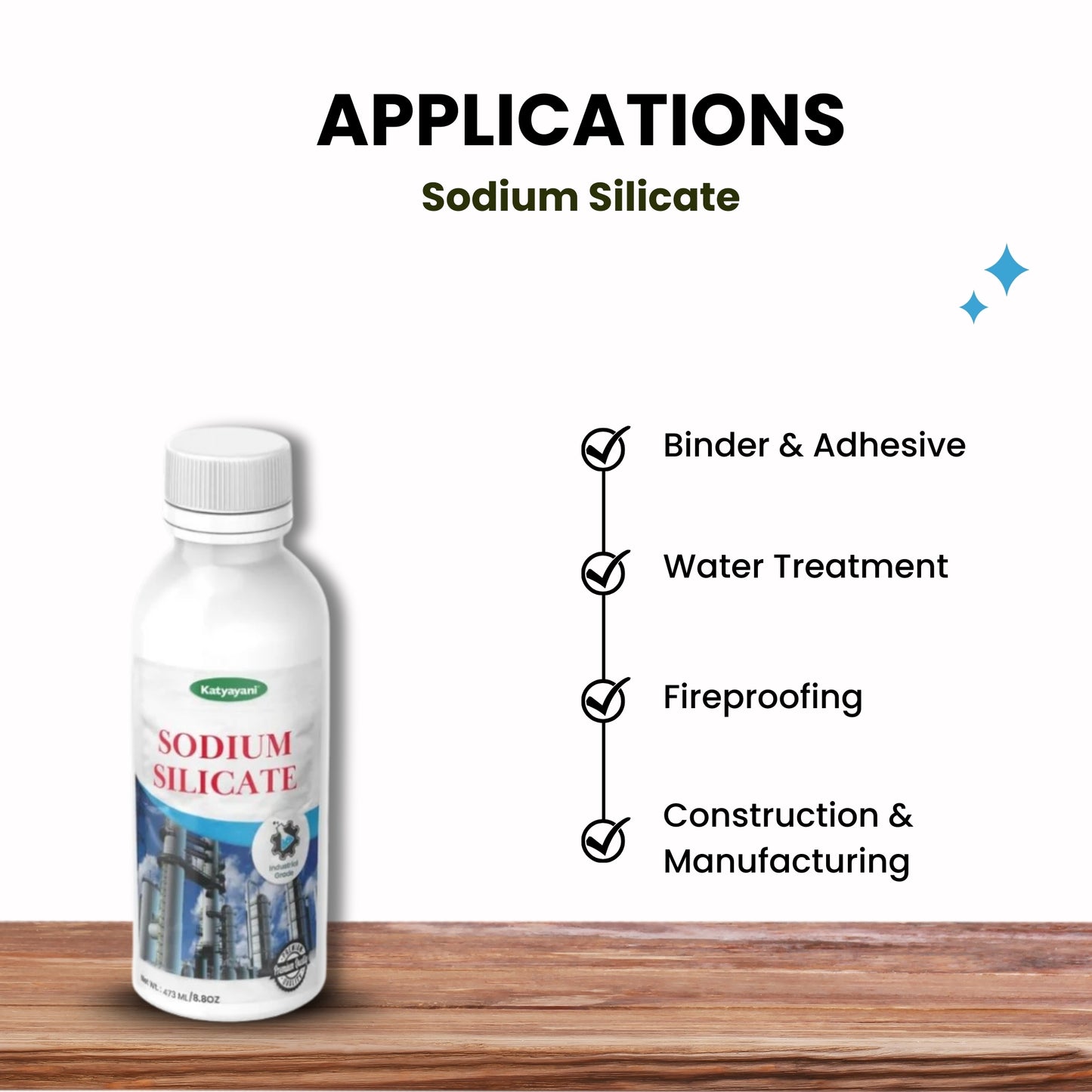 GGV Sodium Silicate 473ml-Industrial Grade | High-Performance Binder & Sealant