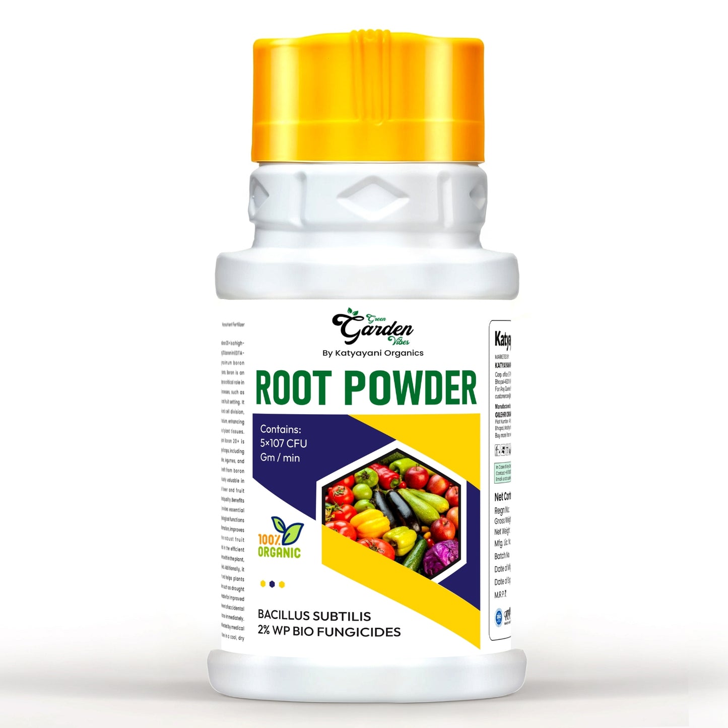 GGV Root Powder - Bacillus Supp 2% Bio Fungicide