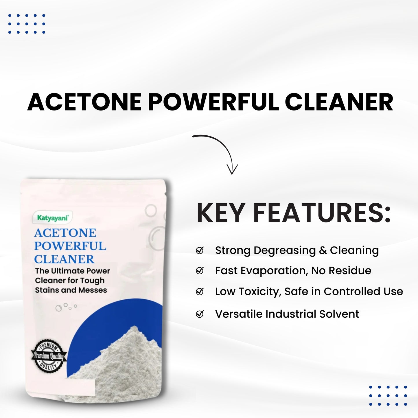 GGV Acetone Powerful Cleaner for Home, Business, and Industry 473ml