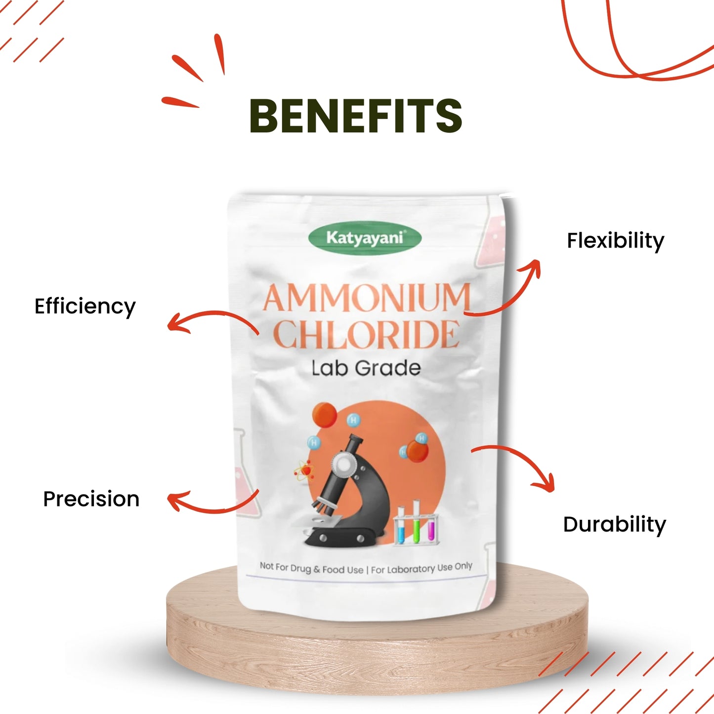 GGV Ammonium Chloride Laboratory-Grade 500gm (18oz)