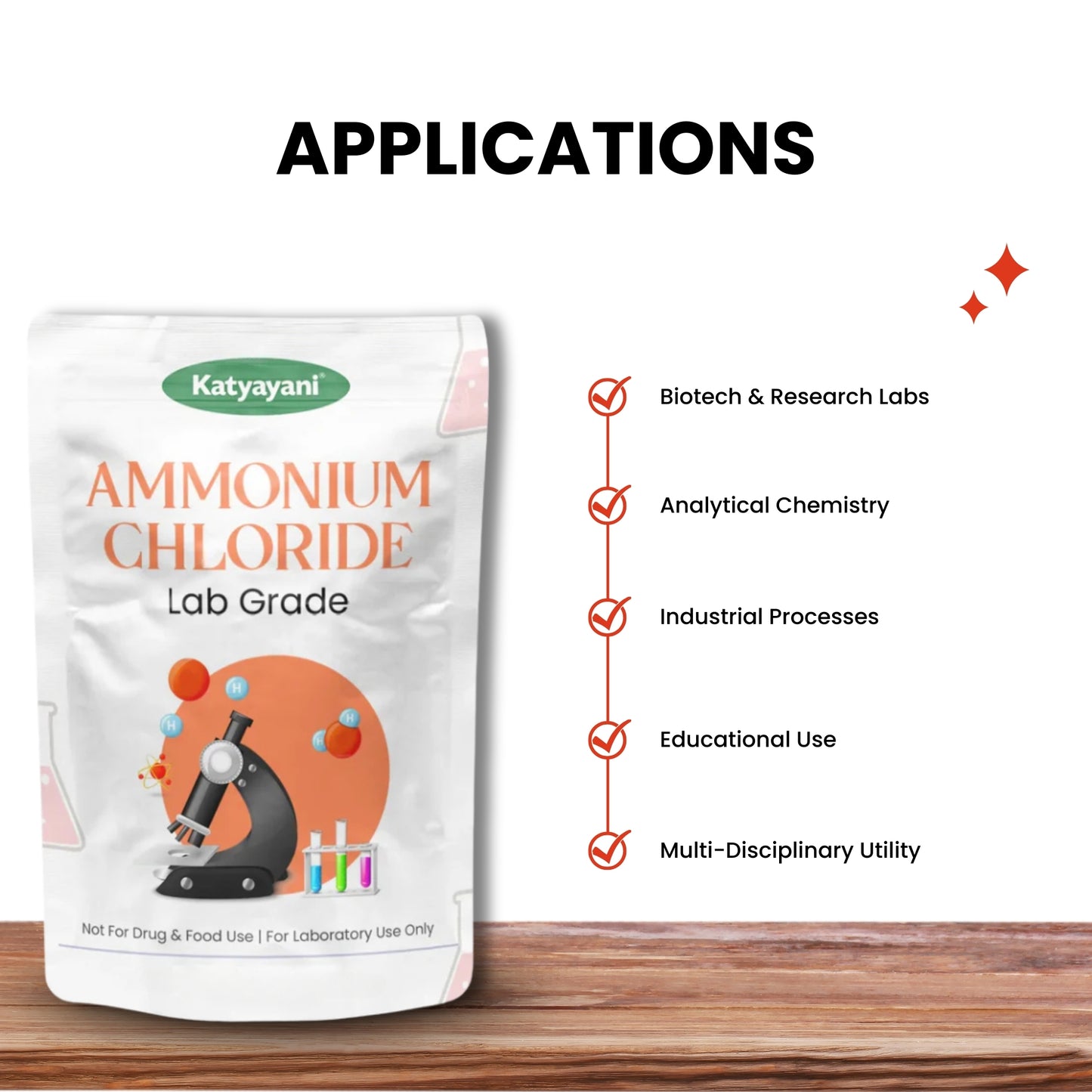 GGV Ammonium Chloride Laboratory-Grade 500gm (18oz)