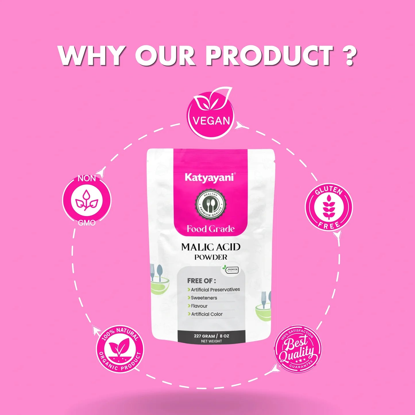 GGV Malic Acid - Natural Food-Grade Powder
