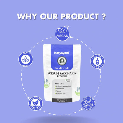 GGV Sodium Saccharin -907 gm-Food Grade