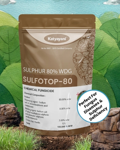 Katyayani Sulfotop 80 – Sulphur 80% WDG 🎁 Buy 1 Get 2 Free
