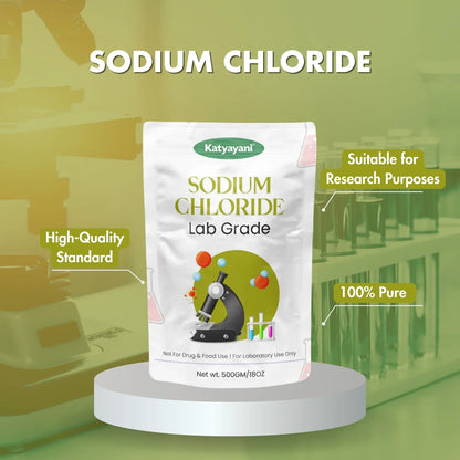 GGV Sodium Chloride 500gm-Lab Grade | Essential Chemical for Laboratory Applications