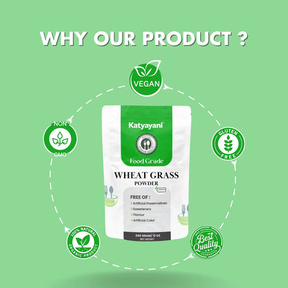 Wheat Grass Powder 454 gm (16 oz)-Food Grade