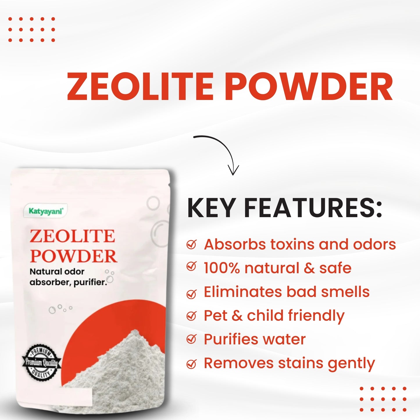 Zeolite Powder 454 gm (1lb)-Cleaning Grade | Natural Detox & Cleaning Solution