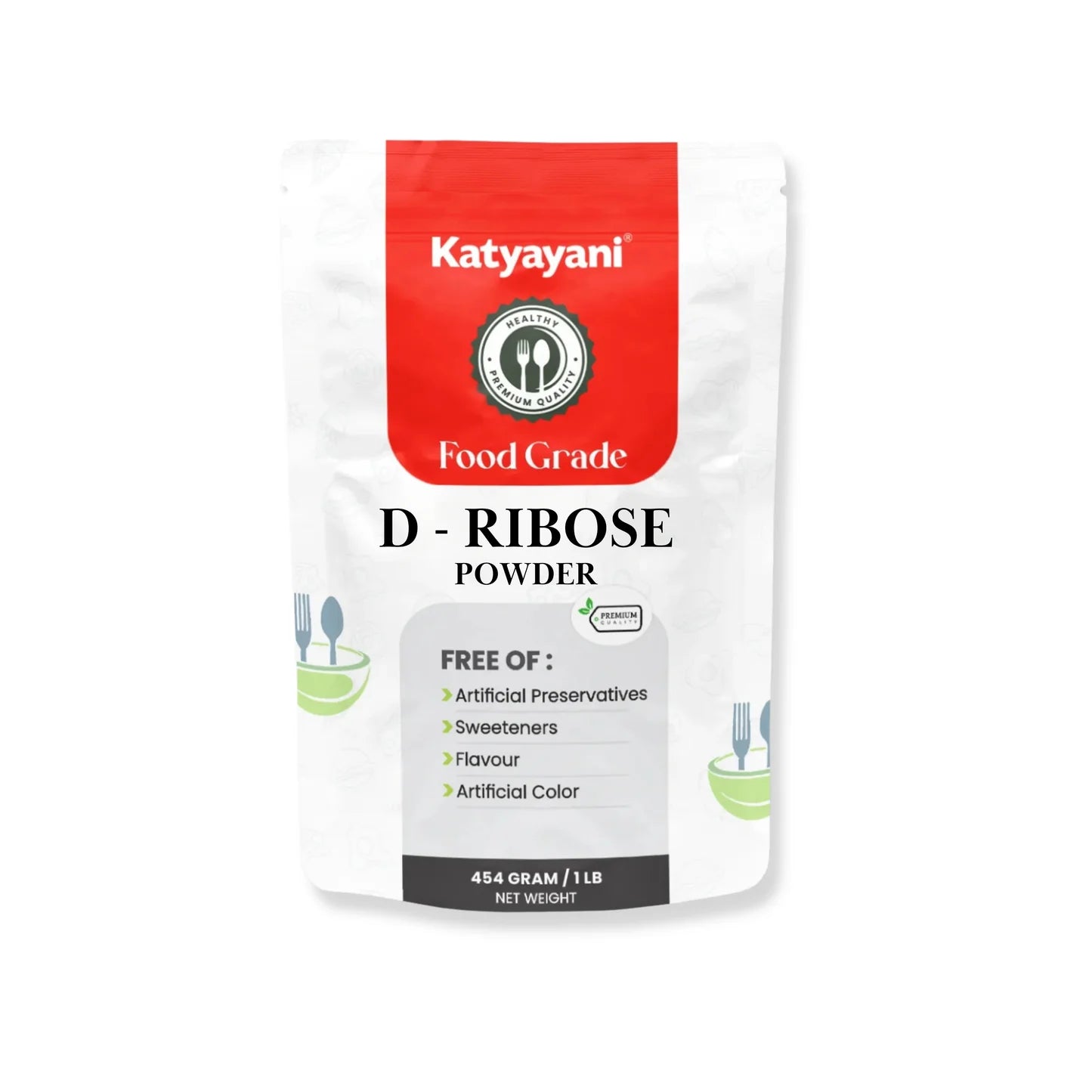 GGV D - Ribose Powder 1 kg (2.2lb)-Food Grade | Supports Muscle Recovery |Promotes Heart Health