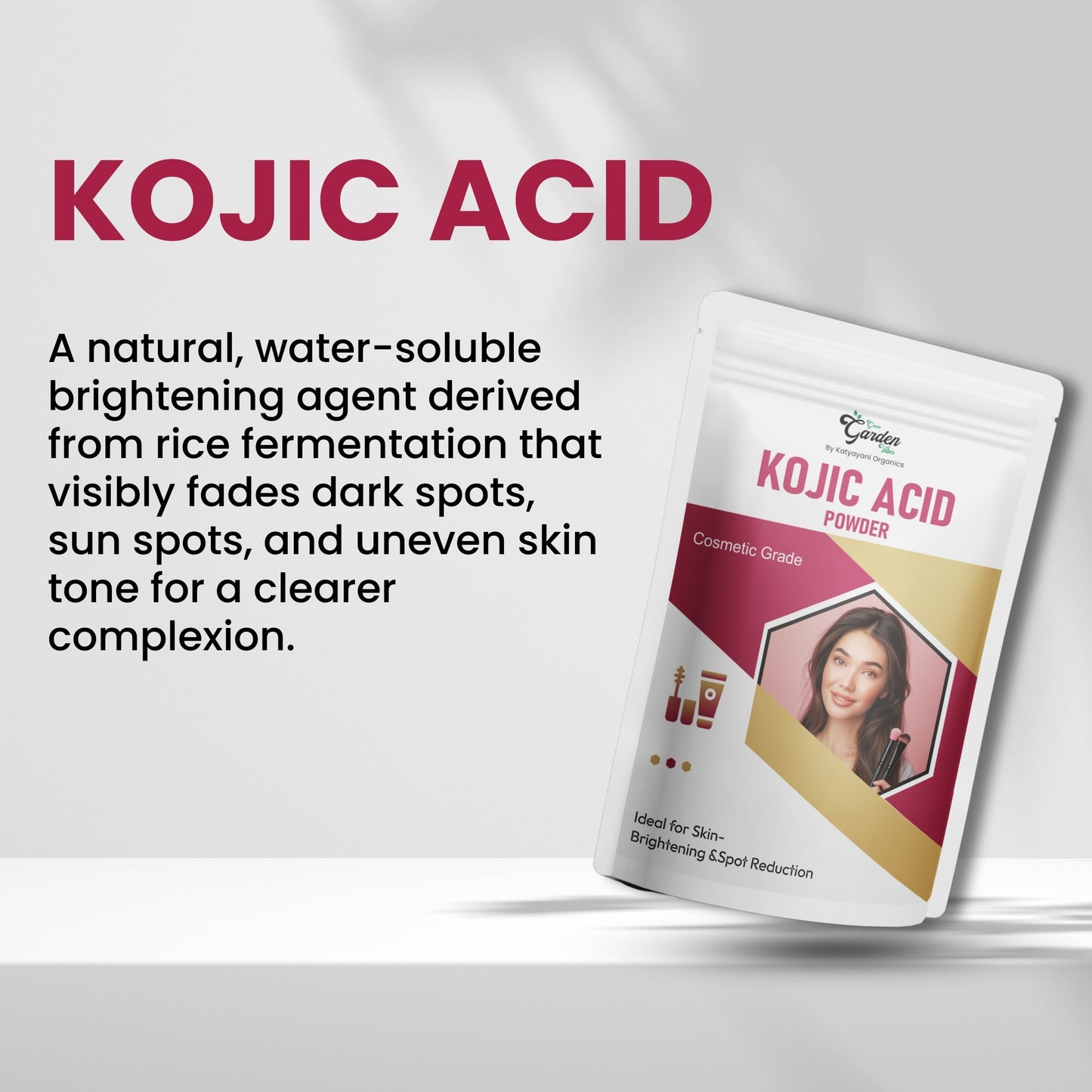 GGV Kojic Acid Dipalmitate Powder-Cosmetic Grade | Essential Chemical for Laboratory & Industrial Use