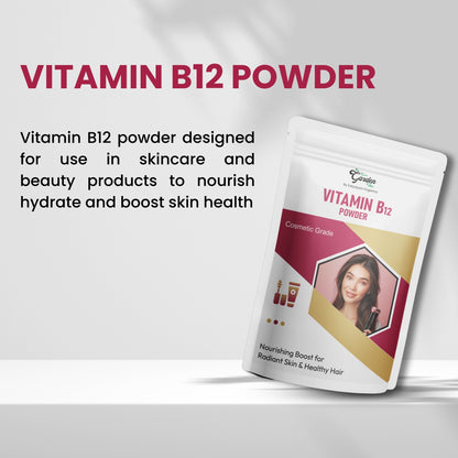 GGV Vitamin B12 Powder 113 gm (4 oz)-Cosmetic Grade |  Nourishing Boost for Radiant Skin & Healthy Hair