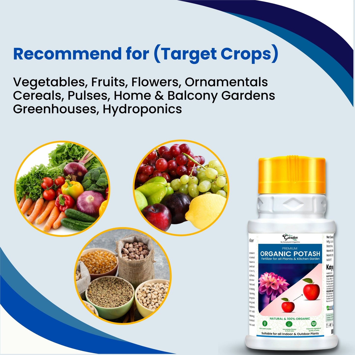 GGV ORGANICS  Premium Rock Phosphate (Boost Root Growth & Flowering)