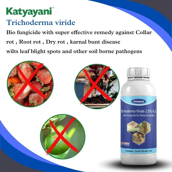 GGV Katyayani Trichoderma Viride Liquid Bio-Fungicide – Buy 1 Get 1 Free | Organic Soil-Borne Disease Control