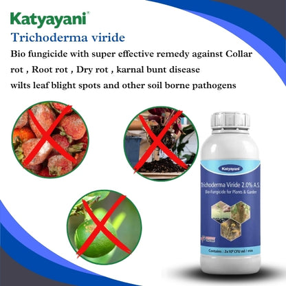 GGV Katyayani Trichoderma Viride Liquid Bio-Fungicide – Buy 1 Get 1 Free | Organic Soil-Borne Disease Control