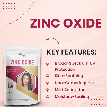 GGV Zinc Oxide 500 ml – Cosmetic Grade | Buy 1 Get 1 Free | For Sunscreen, Skincare, and Cosmetic Formulations