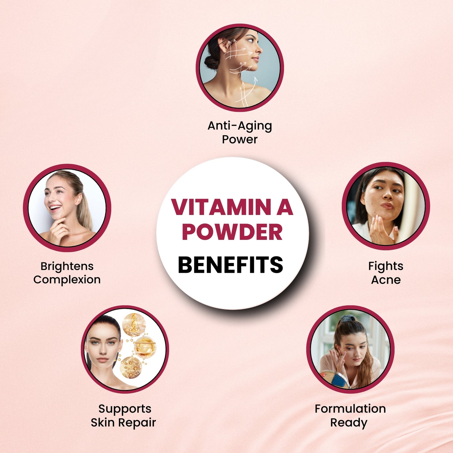 GGV Vitamin A Powder 113 gm (4 oz)-Cosmetic Grade