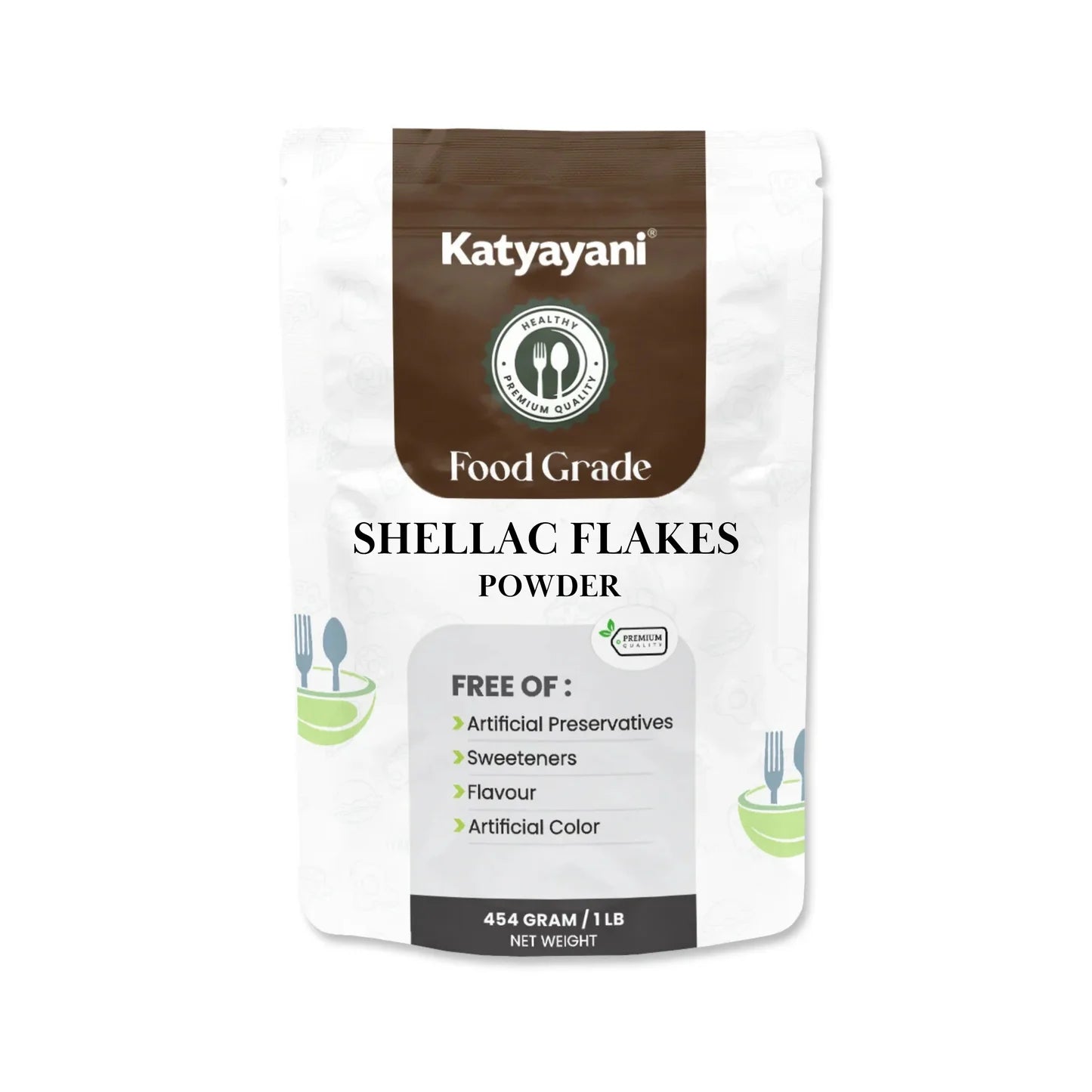 GGV Shellac Flakes 454 gm (1lb)- Food Grade