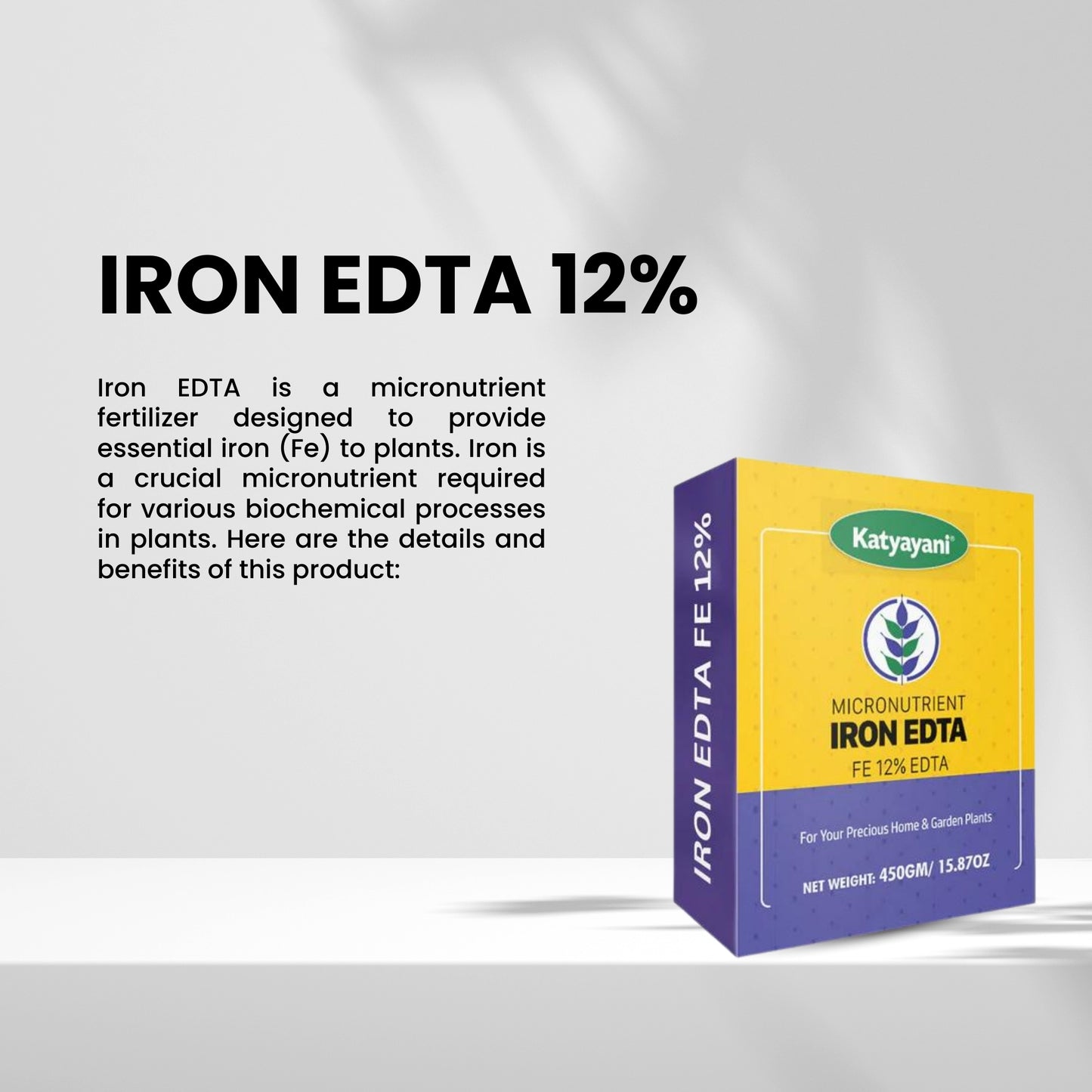 GGV Iron EDTA || Fe 12% EDTA