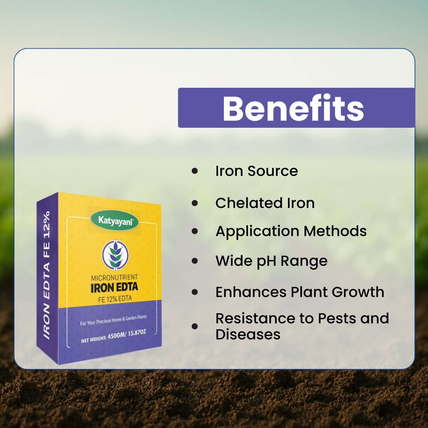 GGV Iron EDTA || Fe 12% EDTA