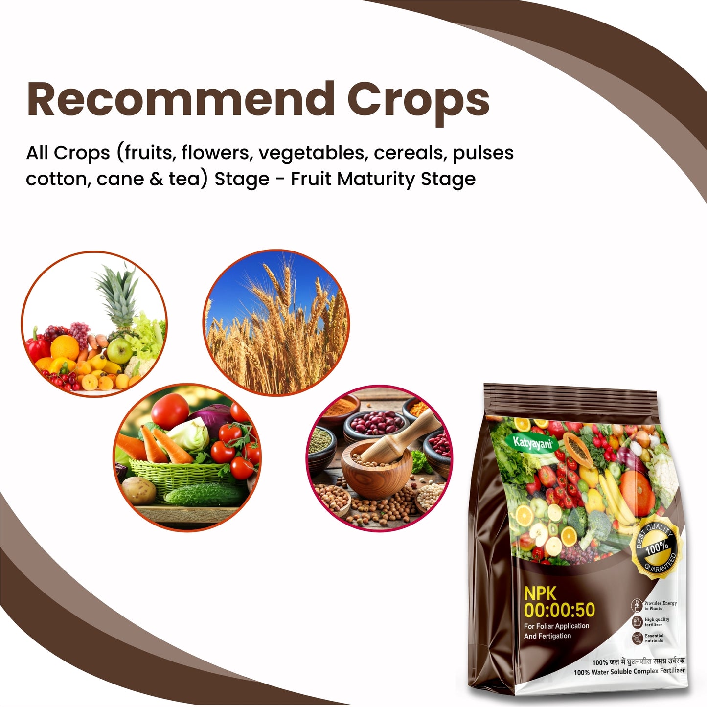 GGV NPK 00 : 00 : 50 for Plant and Garden