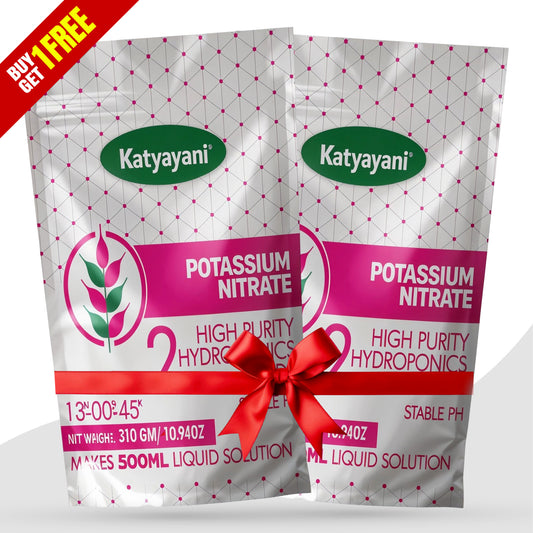 GGV Buy 1 Get 1 Free – Katyayani Potassium Nitrate | Water-Soluble Fertilizer for Fruits, Vegetables, Hydroponics