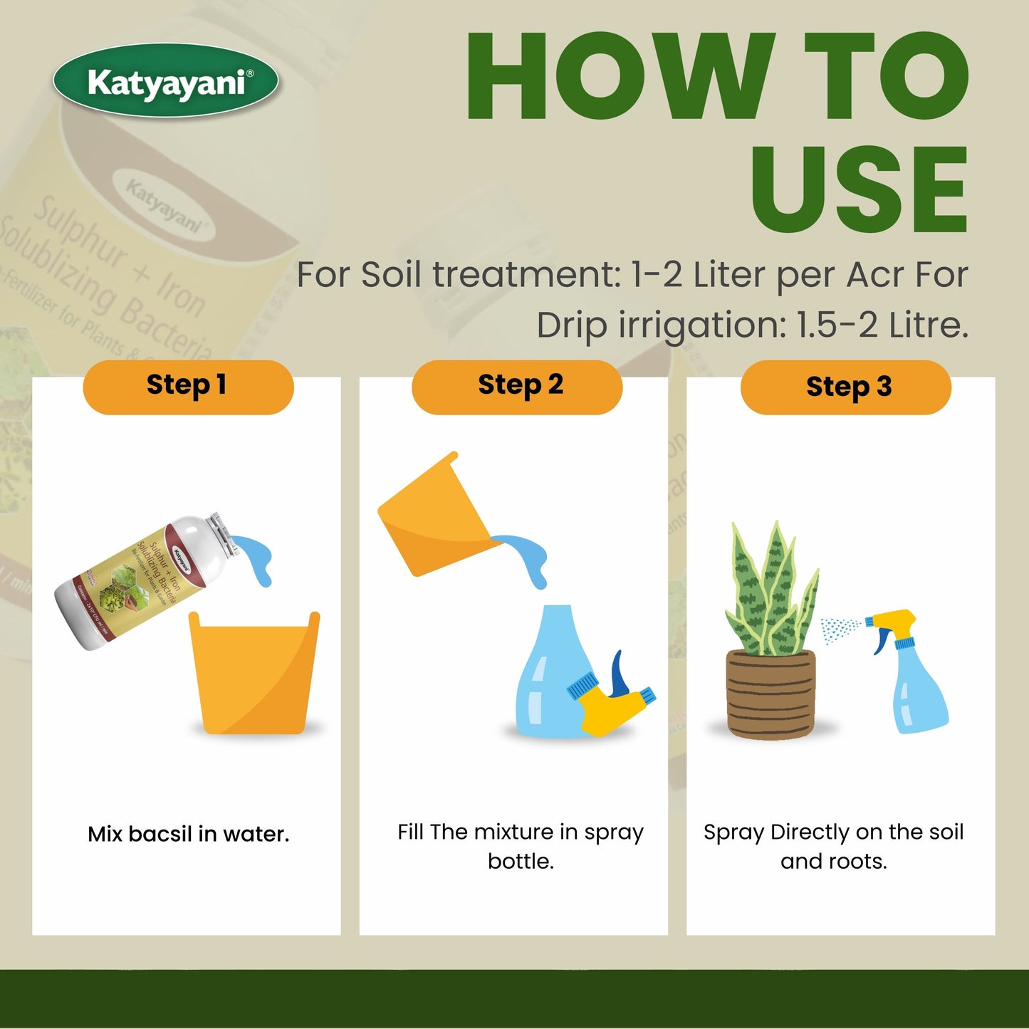 Sulphur + Iron Solubilising Bio Fertilizer