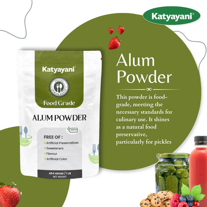 GGV Alum Powder - Food Grade (454 gm (1 lb))