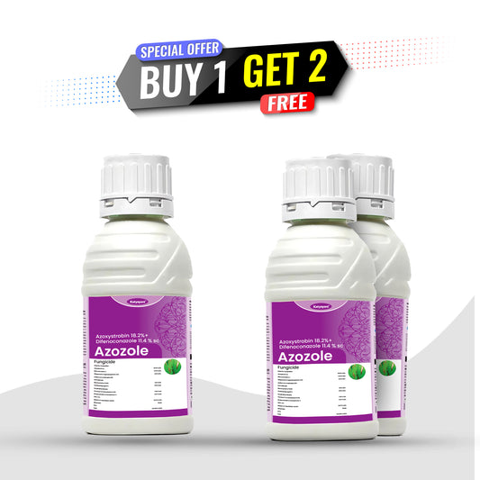 GGV Azozole – Azoxystrobin 18.2% + Difenoconazole 11.4% SC Fungicide 🚀 Buy 1 Get 2 FREE