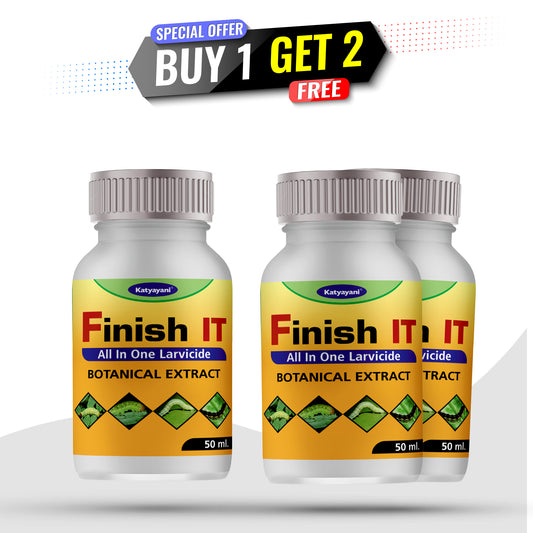 GGV Katyayani Finish It – All in One Larvicide Organic Insecticide : Buy 1 Get 2 Free