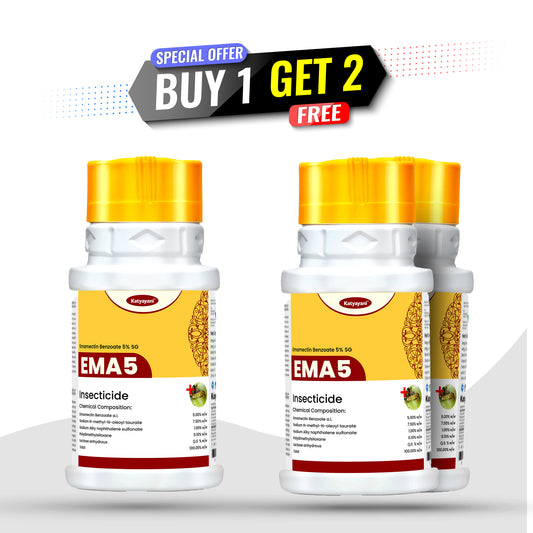 🐛 GGV Katyayani EMA‑5 | Emamectin Benzoate 5% WG Insecticide 🚜 Buy 1 Get 2 FREE