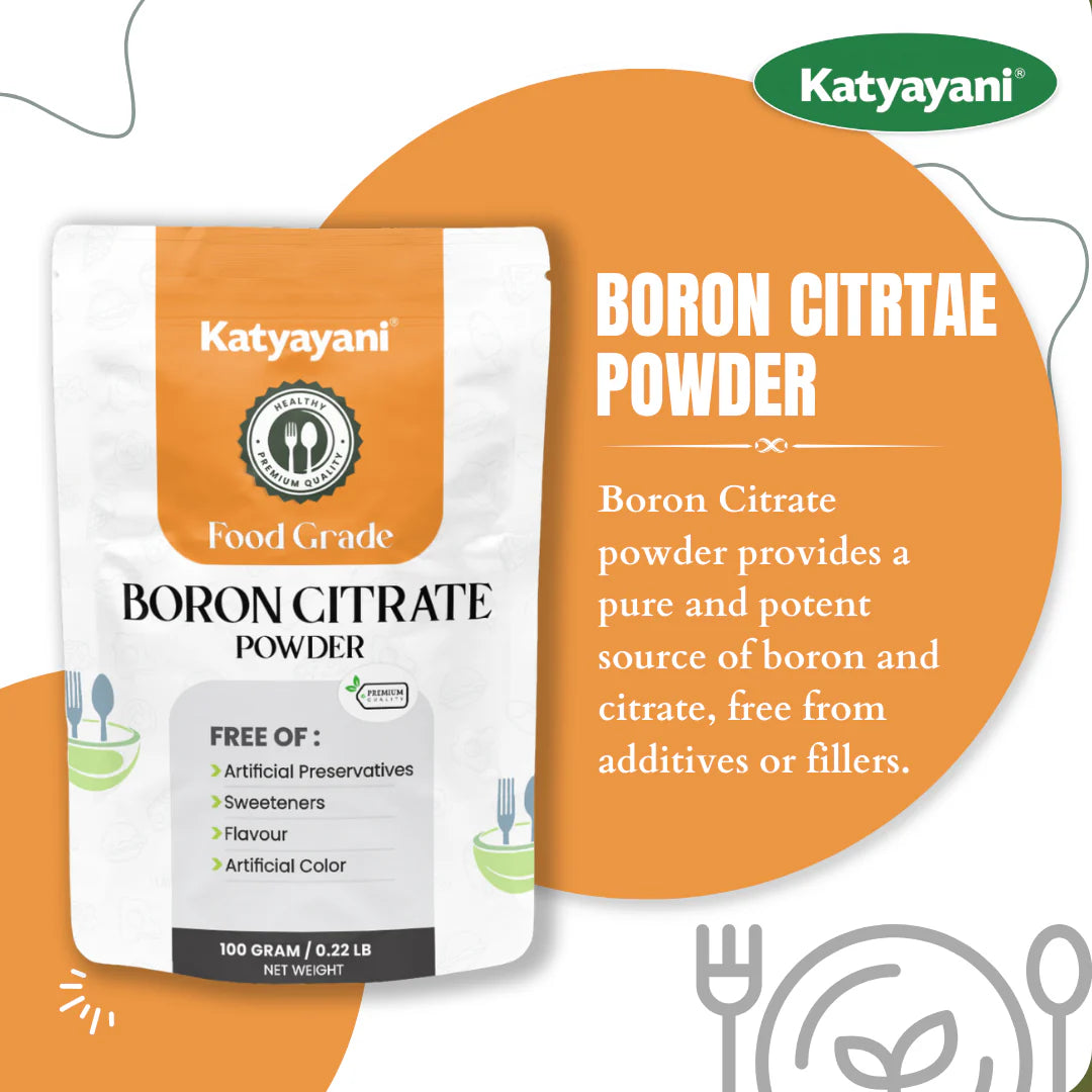 GGV Boron Citrate Powder 100gm (0.22lb)-Food Grade