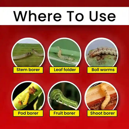 GVV Katyayani Chakraveer | Chlorantraniliprole 18.5% SC Insecticide | Broad-Spectrum Pest Control for Caterpillars, Borers & Moths | Systemic & Contact Action | IPM Compatible