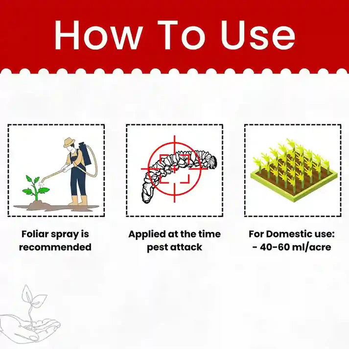 GVV Katyayani Chakraveer | Chlorantraniliprole 18.5% SC Insecticide | Broad-Spectrum Pest Control for Caterpillars, Borers & Moths | Systemic & Contact Action | IPM Compatible