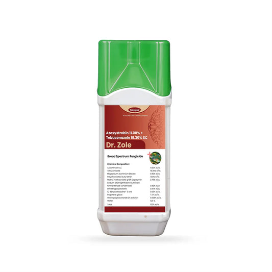 GGV Katyayani Dr. Zole | Azoxystrobin 11% + Tebuconazole 18.3% SC | Chemical Fungicide