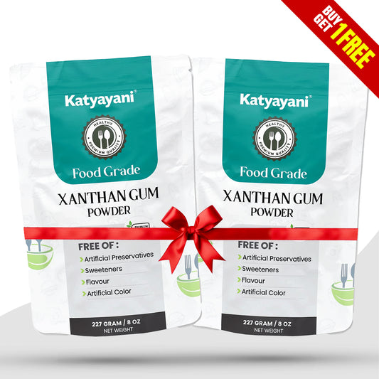 GGV Xanthan Gum 227 gm (8 oz) – Food Grade Powder | Buy 1 Get 1 Free | Natural Thickener, Stabilizer & Emulsifier for Gluten-Free Baking and Sauces