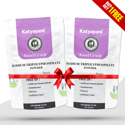 Katyayani Sodium Tripolyphosphate (STPP) Food Grade – Moisture Retention & Preservative | Buy 1 Get 1 Free