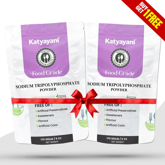 Katyayani Sodium Tripolyphosphate (STPP) Food Grade – Moisture Retention & Preservative | Buy 1 Get 1 Free
