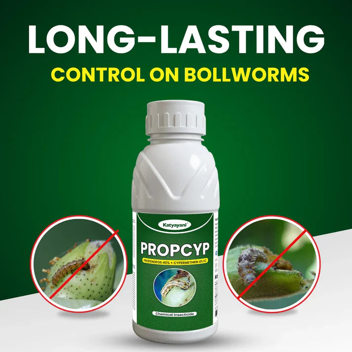 Katyayani Propcyp | Profenofos 40% + Cypermethrin 4% EC | Chemical Insecticide