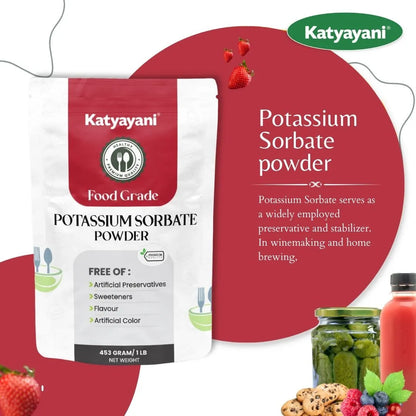Potassium Sorbate 453 gm (1lb)-Food Grade