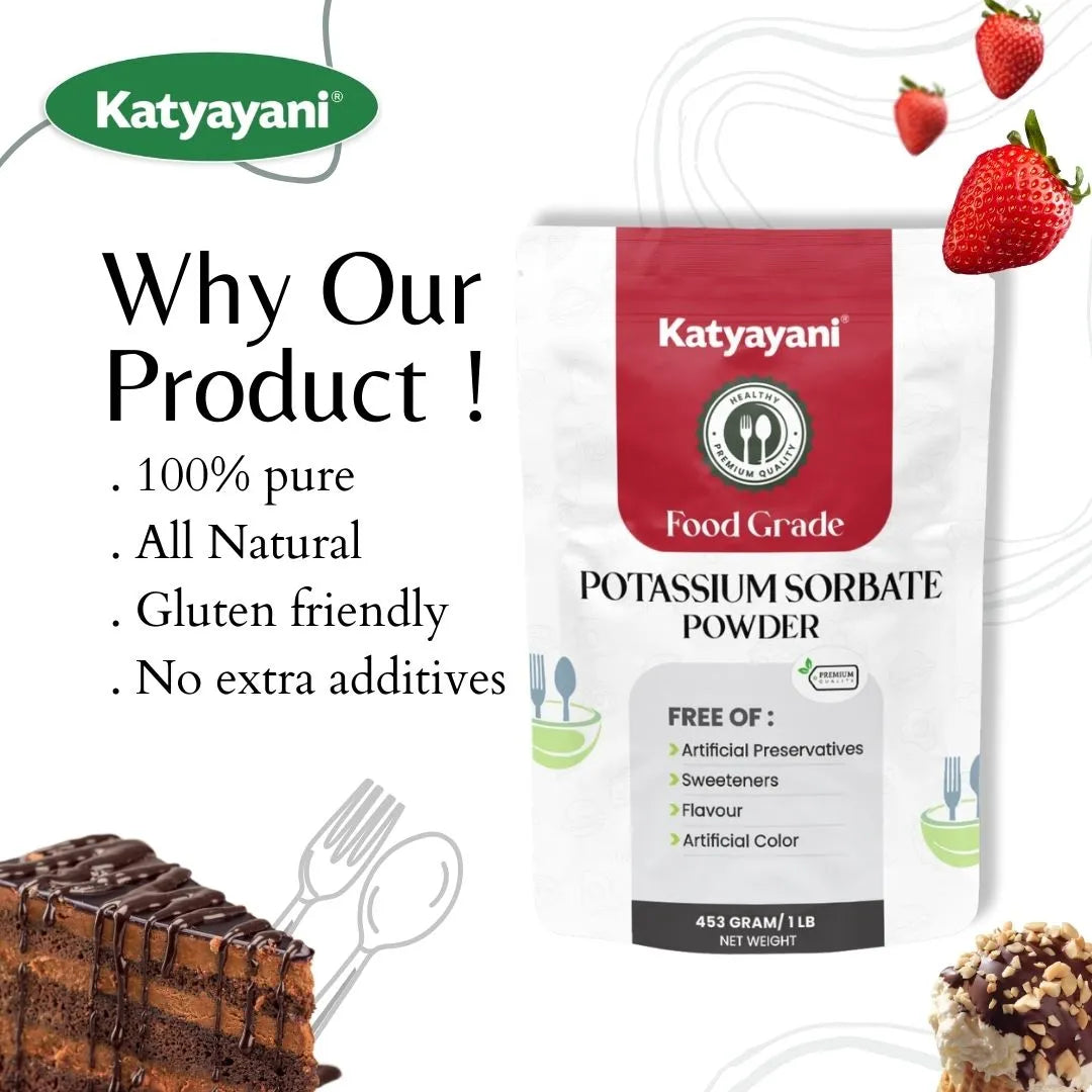 Potassium Sorbate 453 gm (1lb)-Food Grade