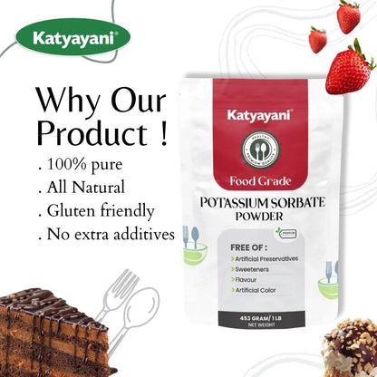 Potassium Sorbate 453 gm (1lb)-Food Grade